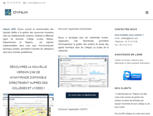 Tablet Screenshot of dynux.com
